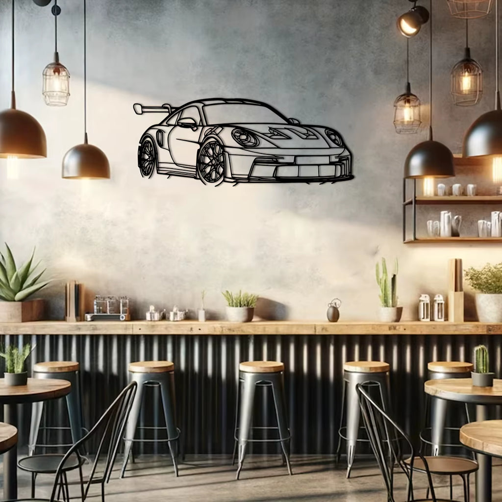 Porsche 911 GT3 RS Metal Wall Art