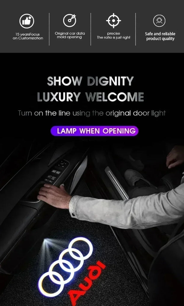 Audi LED Door Puddle Lights