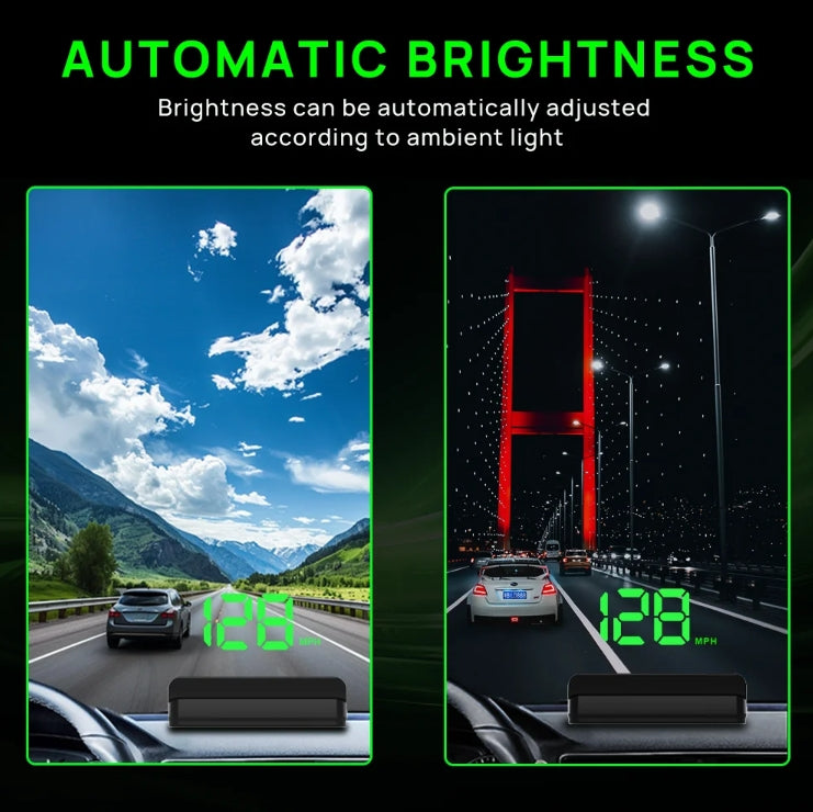 LED Heads-Up Display Car Speedometer