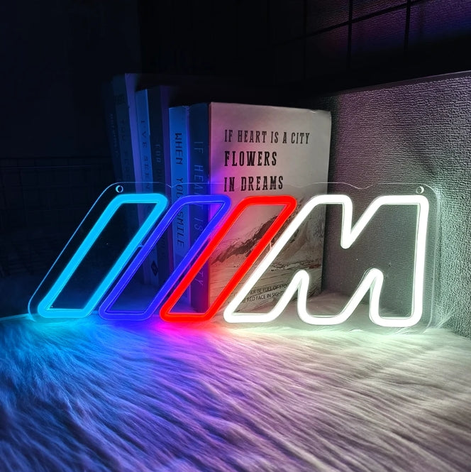 Premium BMW LED “M-Style” Motorsport Neon Wall Sign