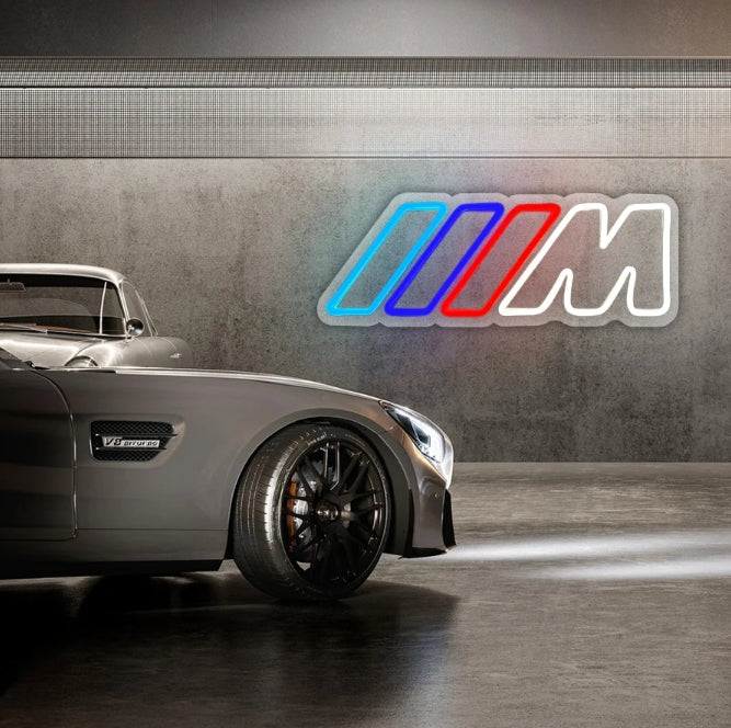 Premium BMW LED “M-Style” Motorsport Neon Wall Sign