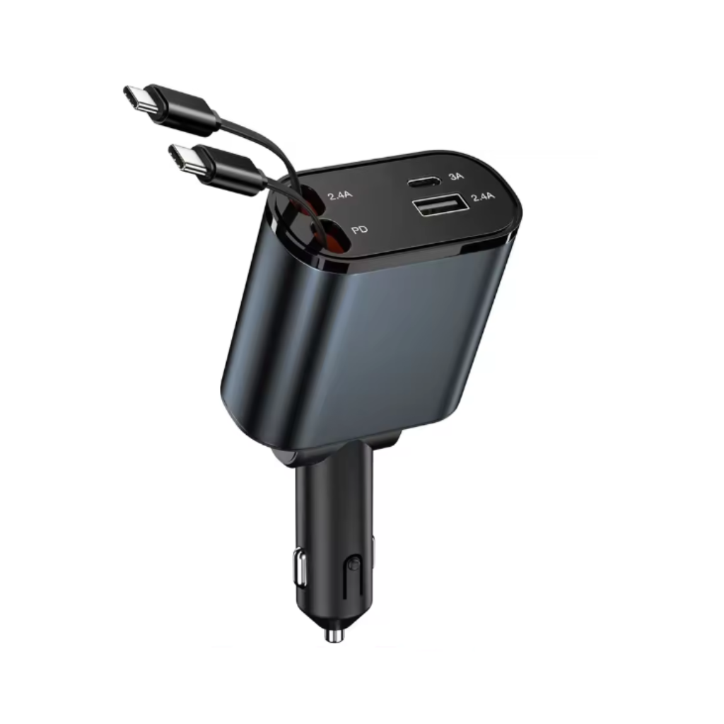 4-in-1 Fast Charging Car Charger
