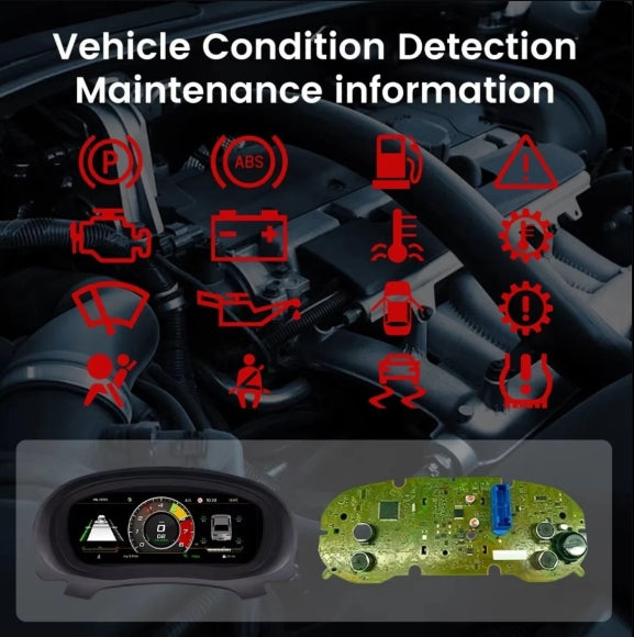 VW Digital Dashboard LCD Instrument Cluste