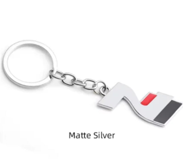 Hyundai N & N Line Performance Logo Metal Keychains