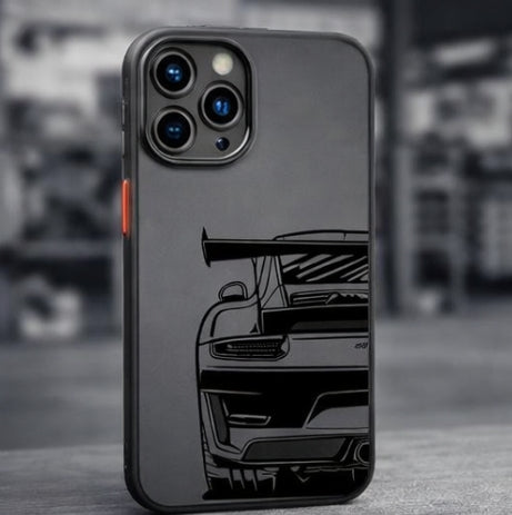 Porsche 911 GT3 RS Matte Grey Phone Case (IPHONE ONLY)