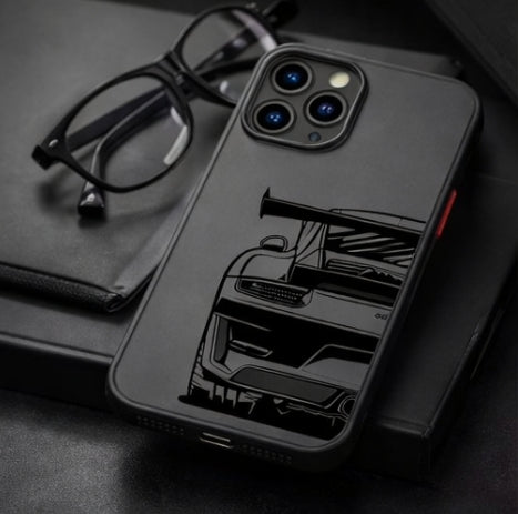 Porsche 911 GT3 RS Matte Grey Phone Case (IPHONE ONLY)