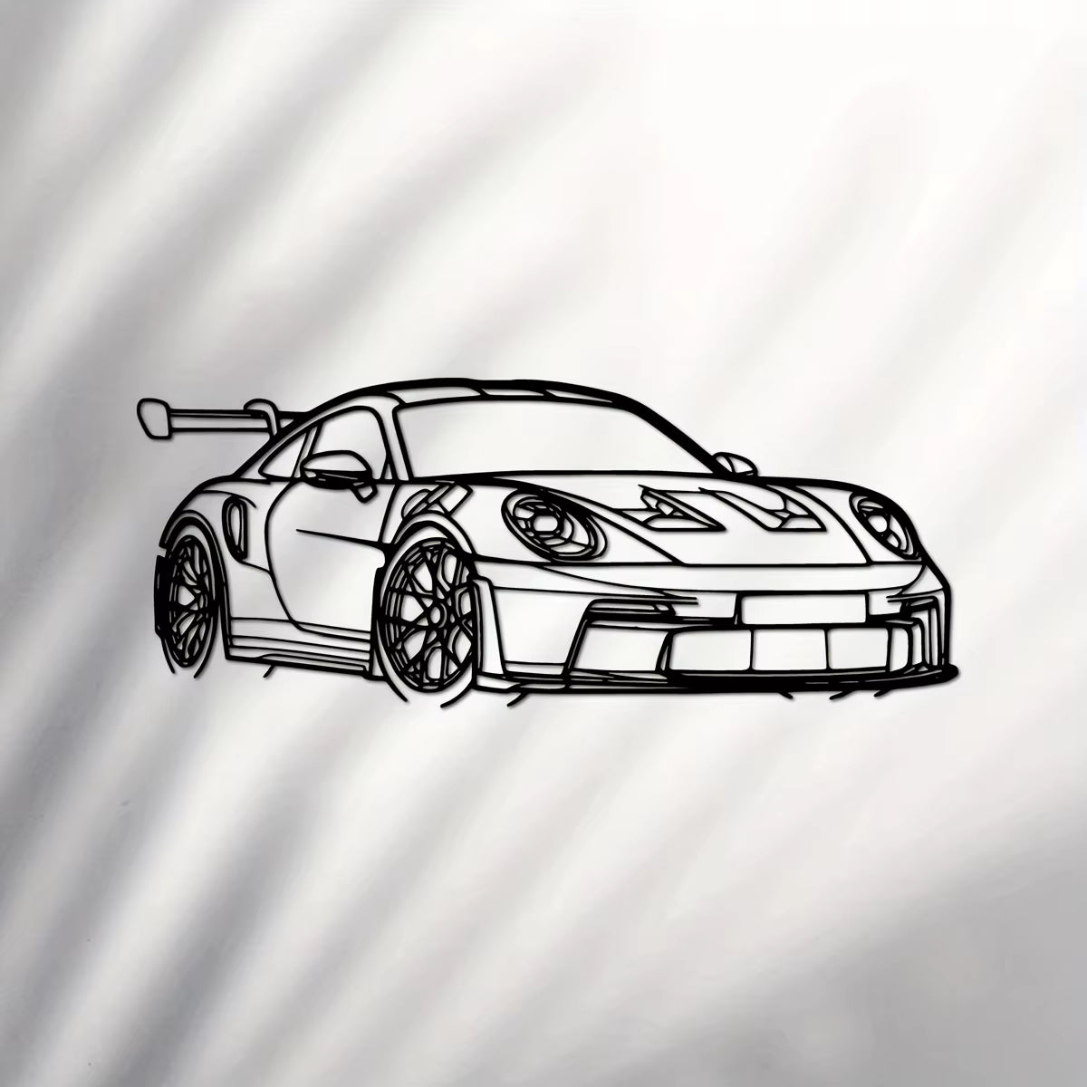 Porsche 911 GT3 RS Metal Wall Art