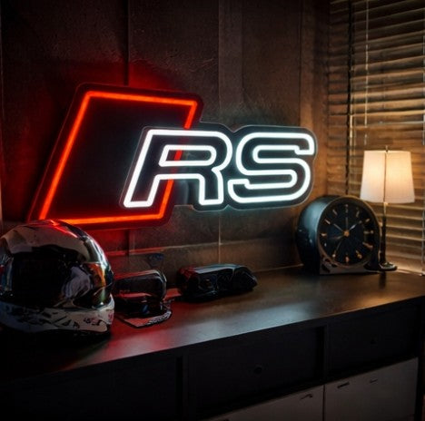 Audi RS Neon LED Wall Sign