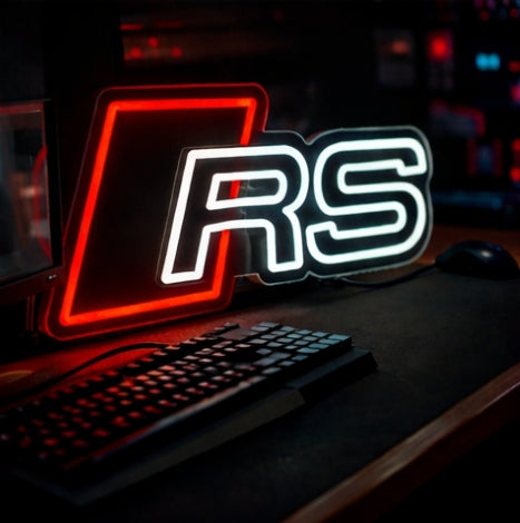 Audi RS Neon LED Wall Sign