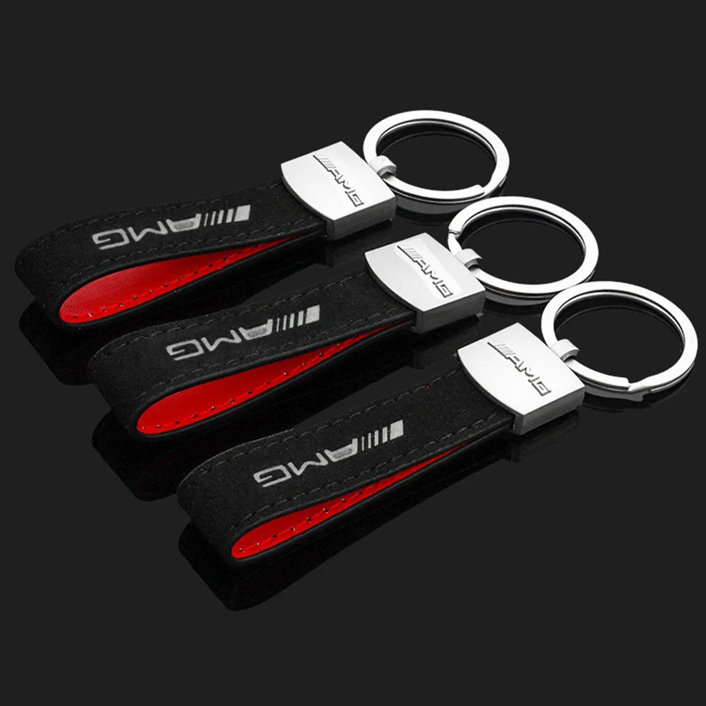 Mercedes Benz AMG Premium Leather Keychain