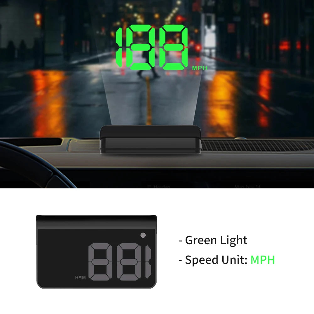 LED Heads-Up Display Car Speedometer