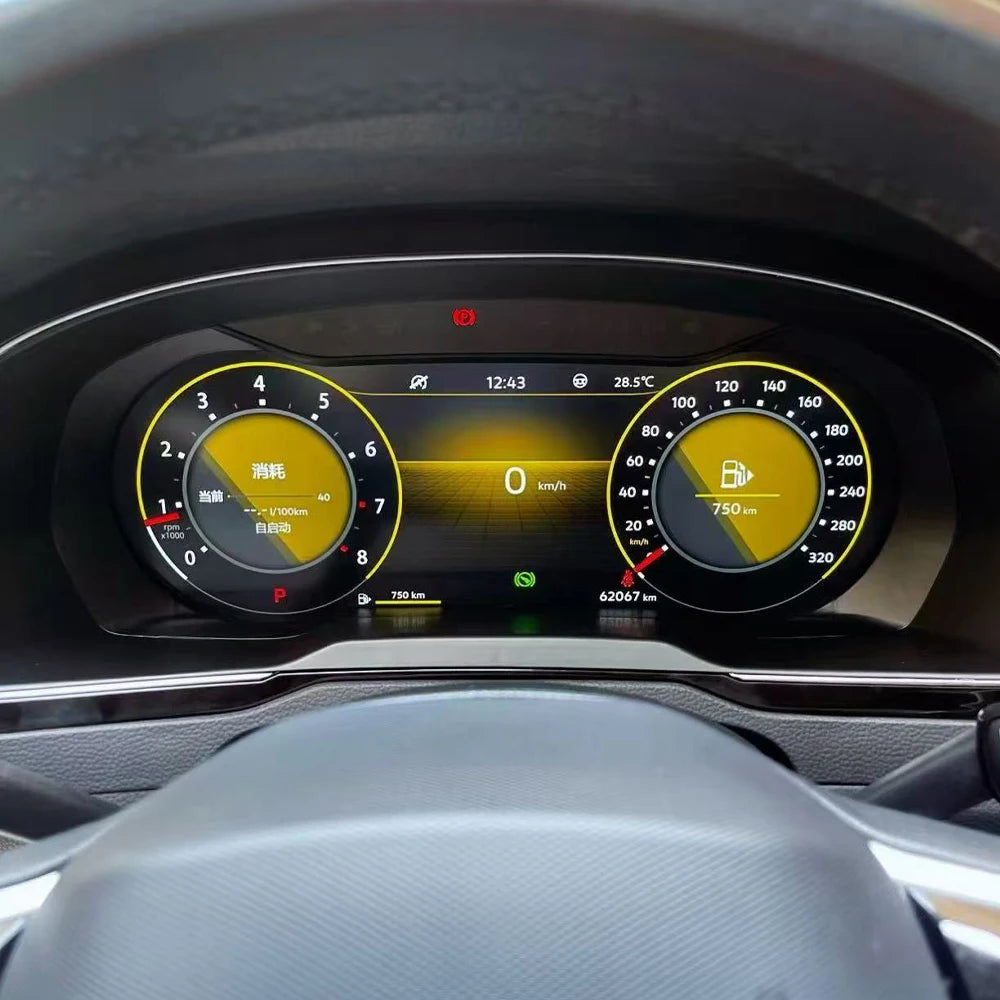 VW Digital Dashboard LCD Instrument Cluste