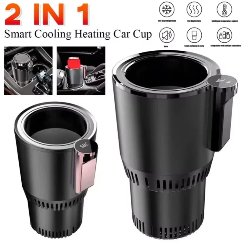 2-in-1 Smart Hot & Cold Car Cup Holder