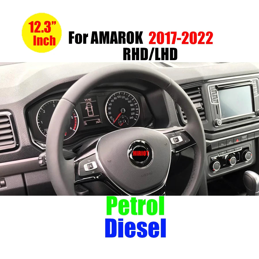 VW Digital Dashboard LCD Instrument Cluste