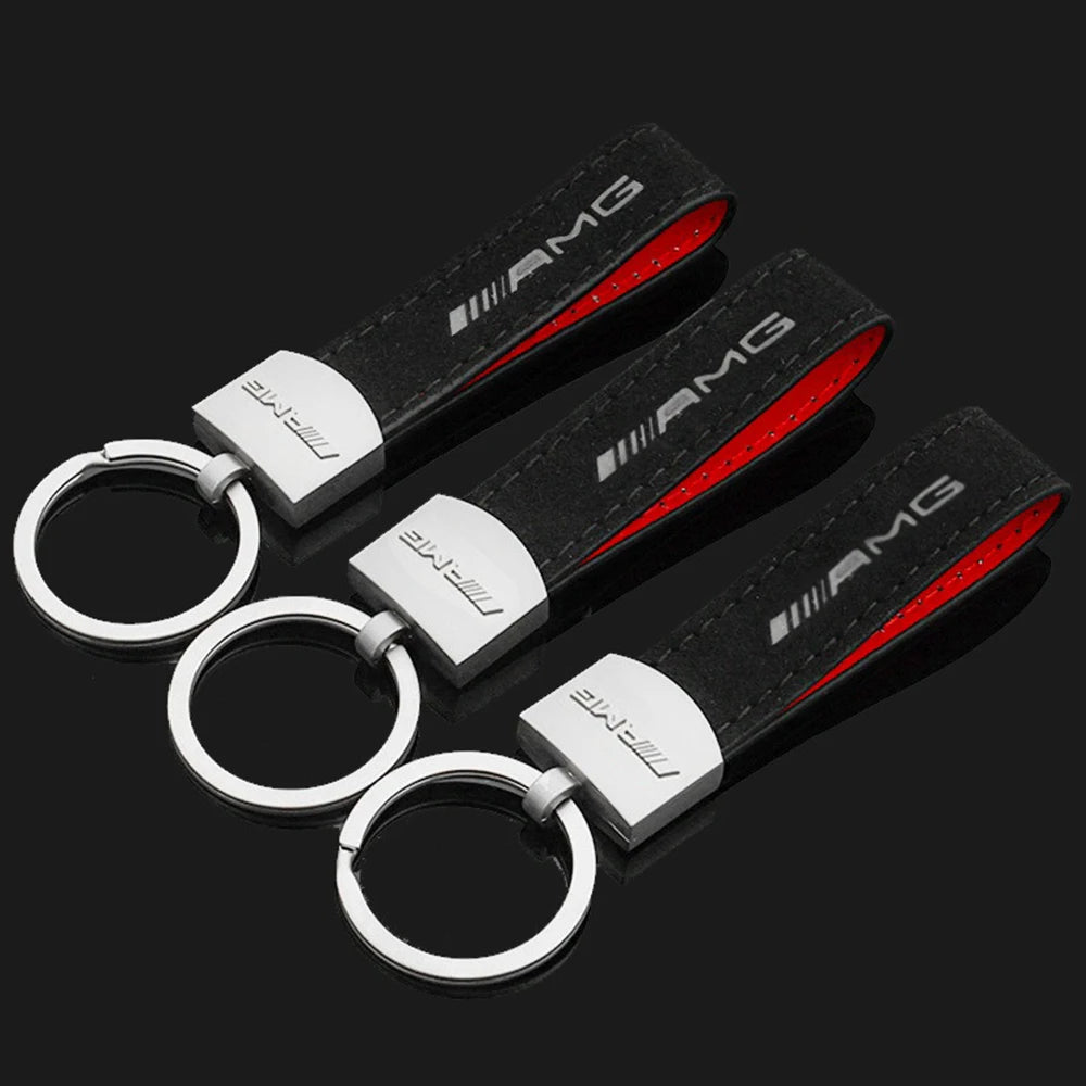 Mercedes Benz AMG Premium Leather Keychain