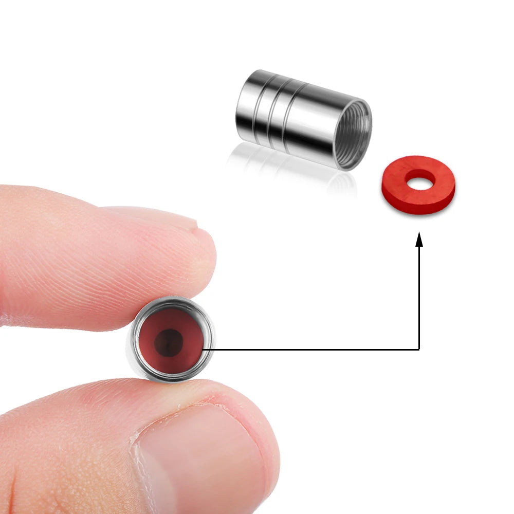 4x Audi Aluminium Alloy Air Valve Caps