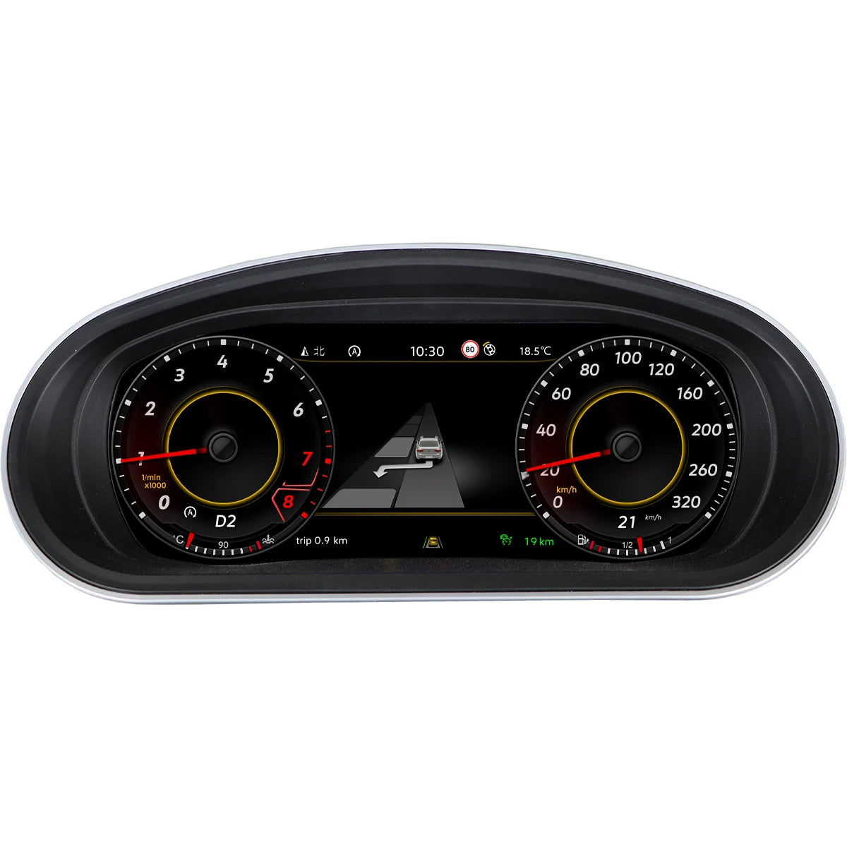 VW Digital Dashboard LCD Instrument Cluste