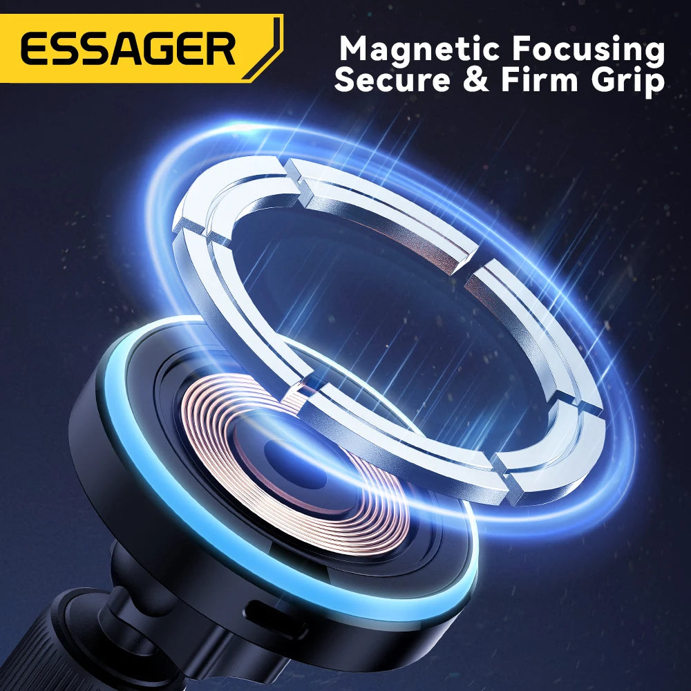15W Magnetic Wireless Car Charger Mount