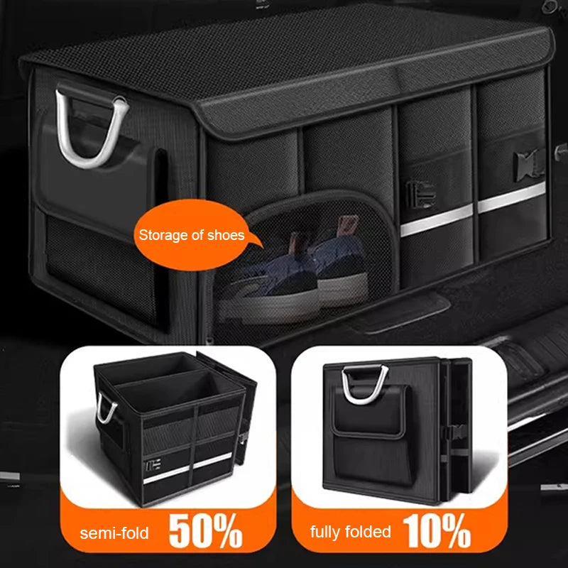 Foldable Car Trunk Storage Box (36L/72L/110L)