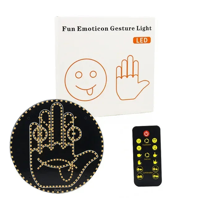 Remote-Controlled LED Emoticon Car Light Display