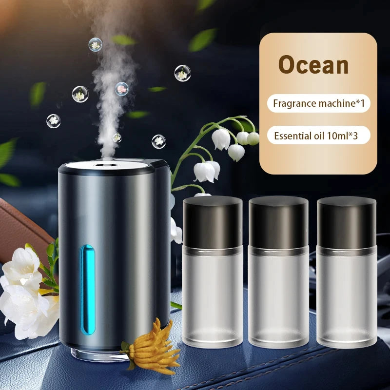 Premium LED Car Aroma Diffuser