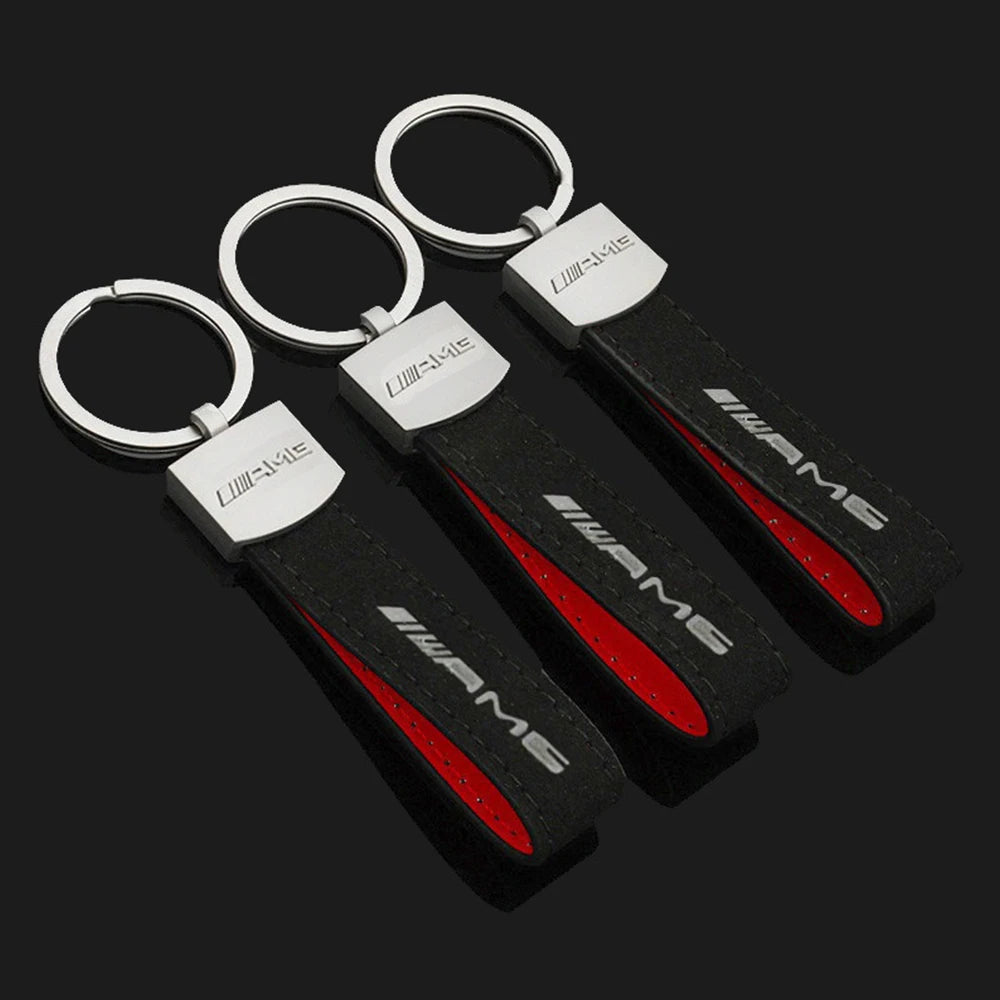 Mercedes Benz AMG Premium Leather Keychain