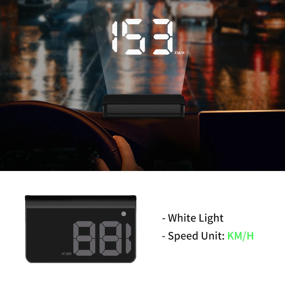 LED Heads-Up Display Car Speedometer