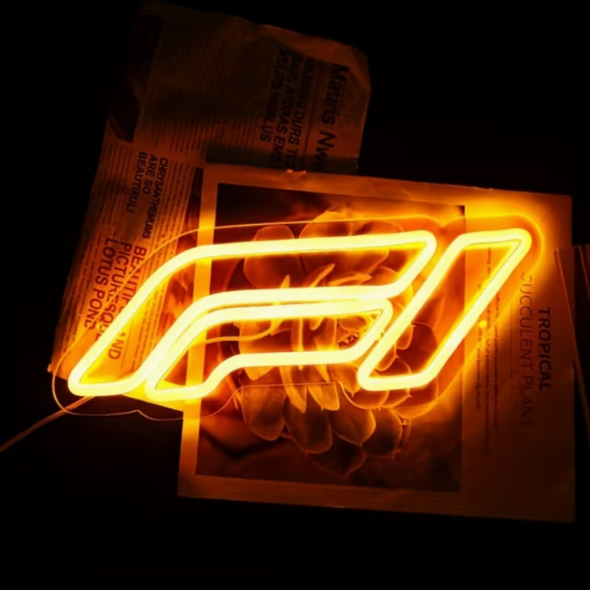 F1-Style Neon LED Wall Sign