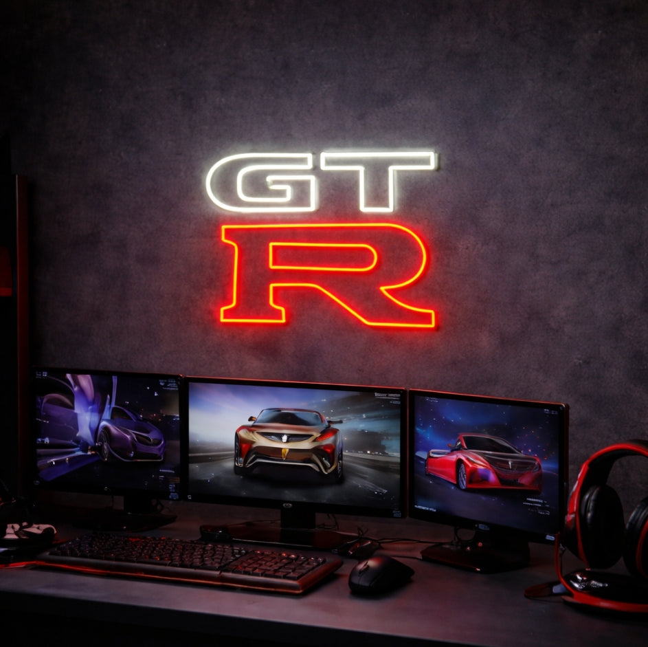 Nissan GTR Neon LED Wall Sign