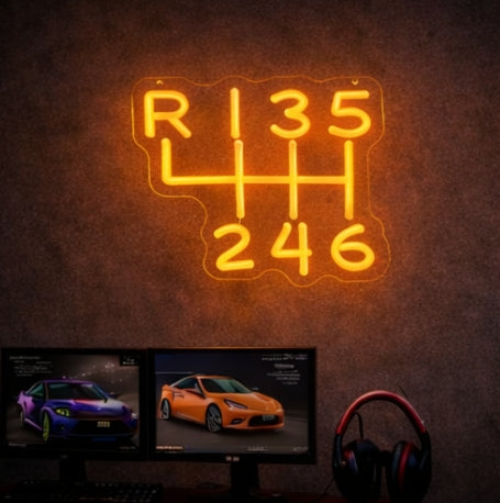 Manual Transmission Neon LED Light