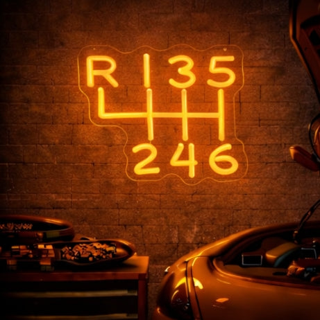 Manual Transmission Neon LED Light