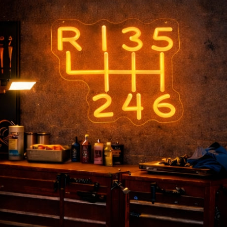 Manual Transmission Neon LED Light