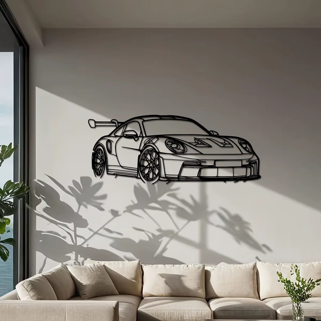 Porsche 911 GT3 RS Metal Wall Art