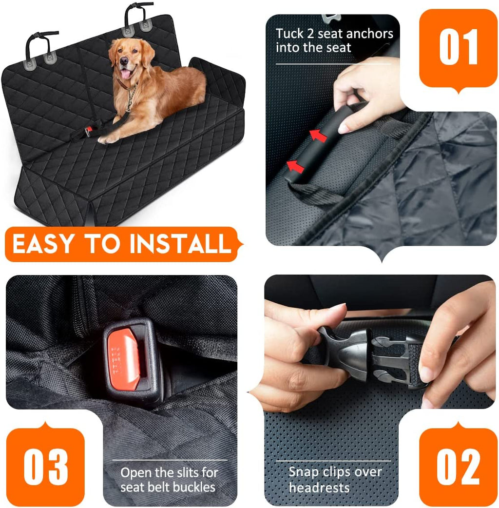Premium Waterproof Dog Car Seat Cover